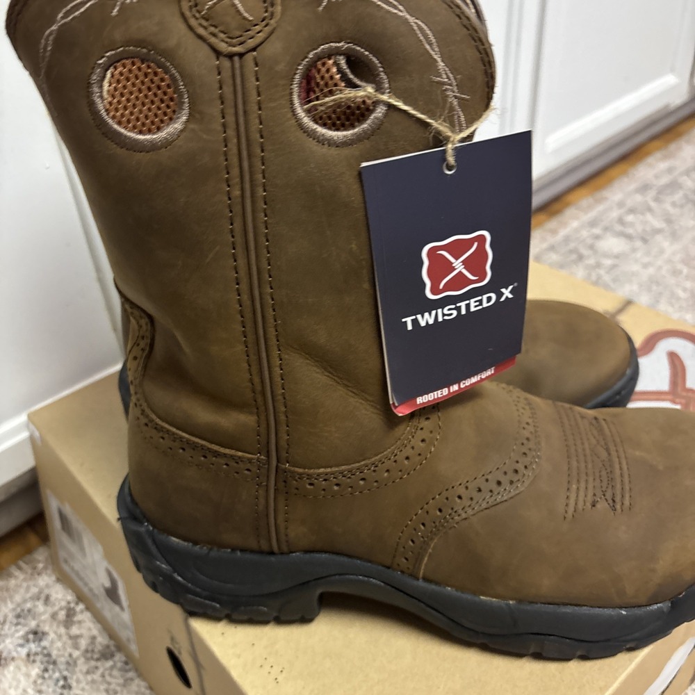 Twisted X All Around Work Boot - Soft Toe - WAB0001 10 M New In Box